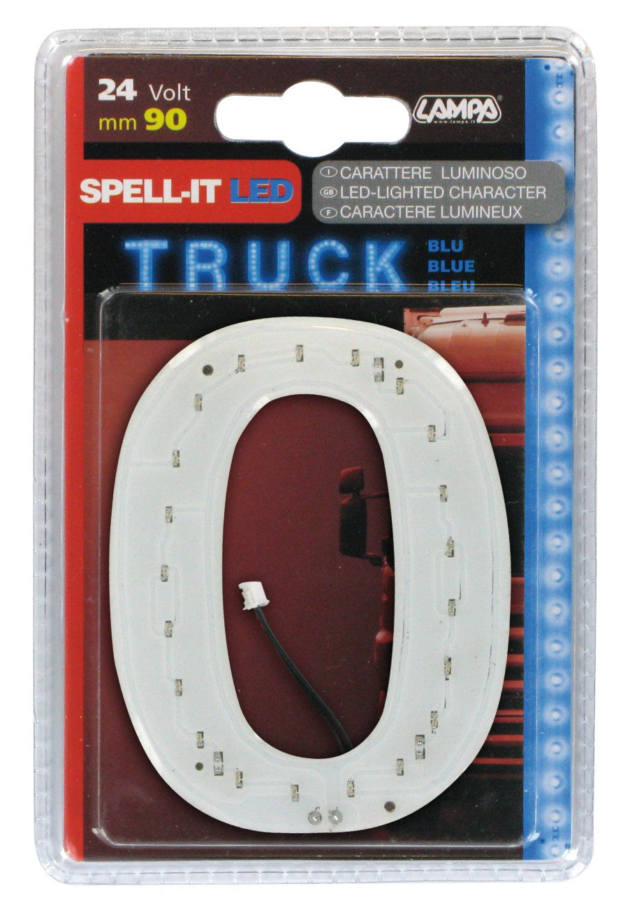 Spell-It Led, 90 mm, 24V - Blu - 0