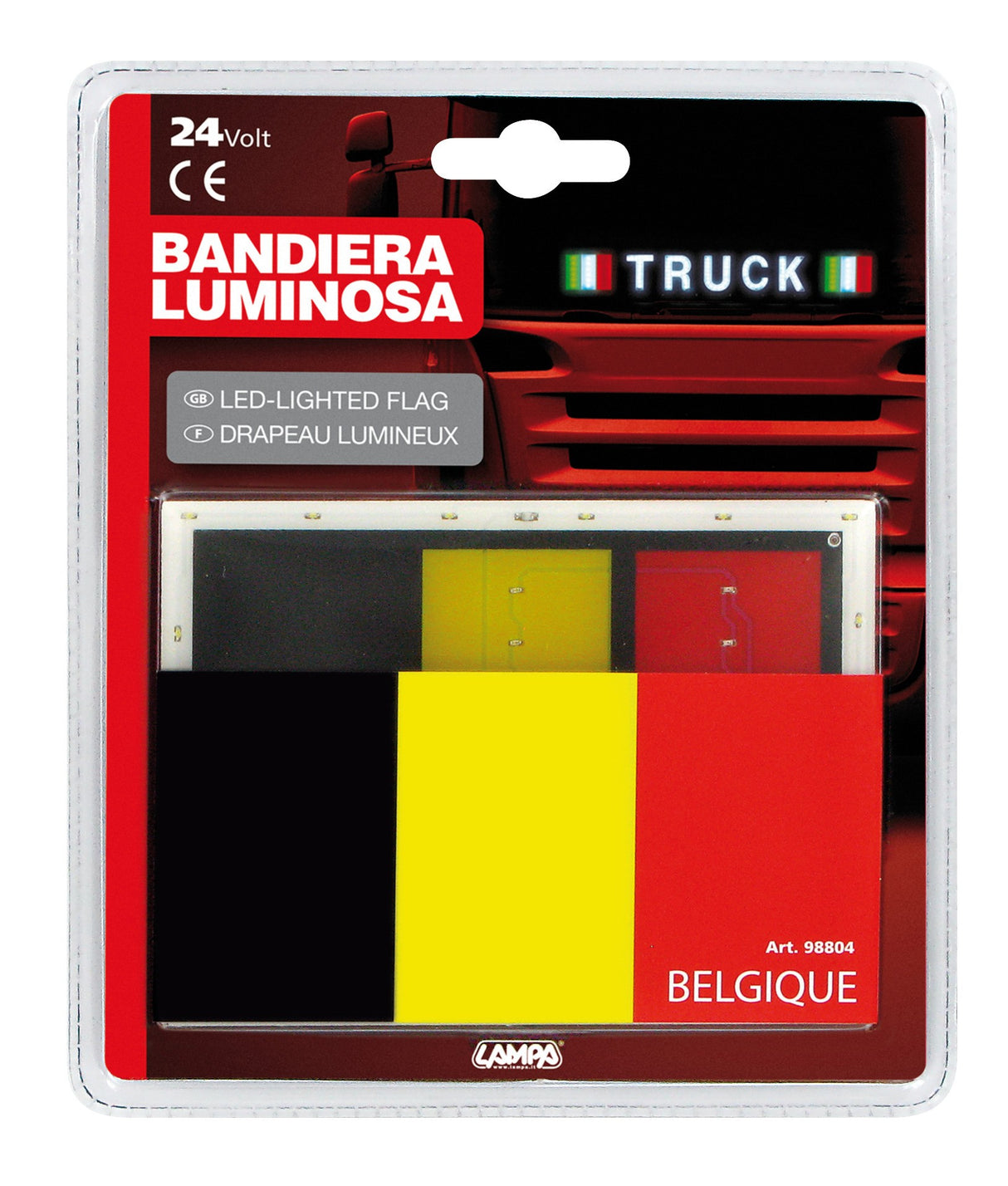 Spell-It Led emblema, 24V - Belgio