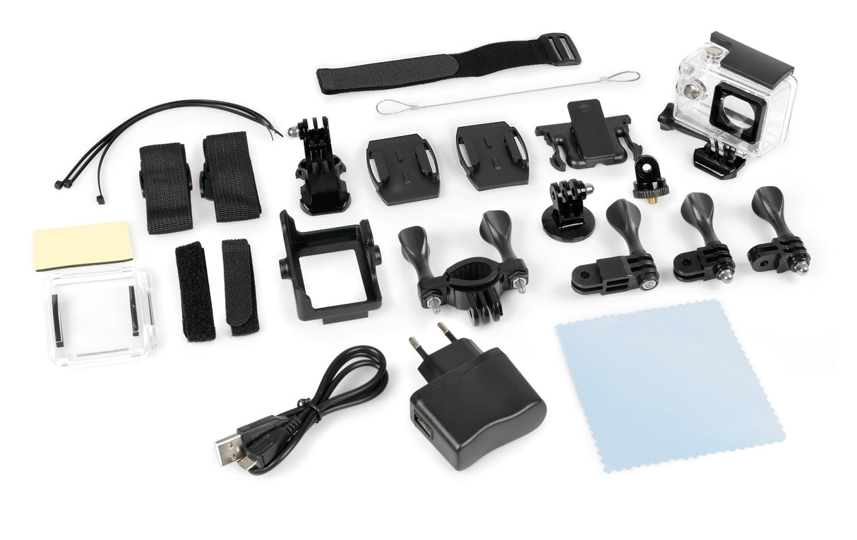 Action-Cam 3, telecamera 4K con telecomando e kit accessori