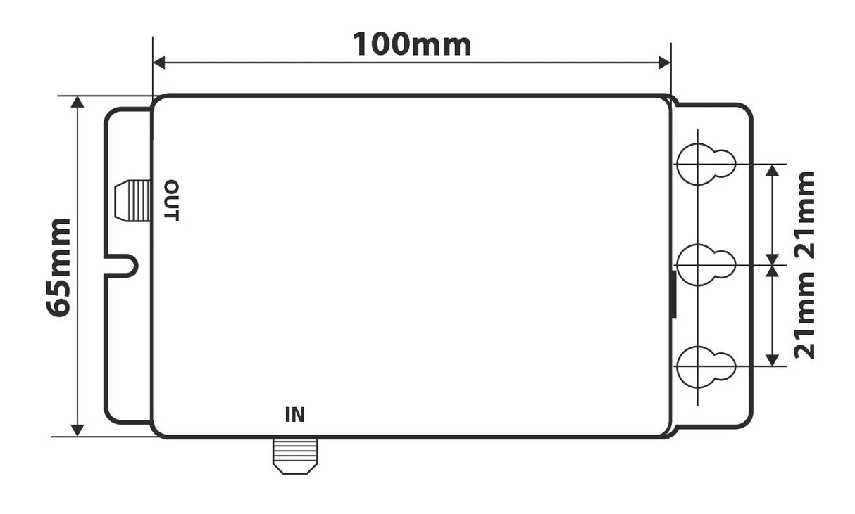 Amplificatore antenna TV, 12/24V