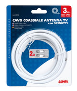 Cavo coassiale antenna TV - 3 m