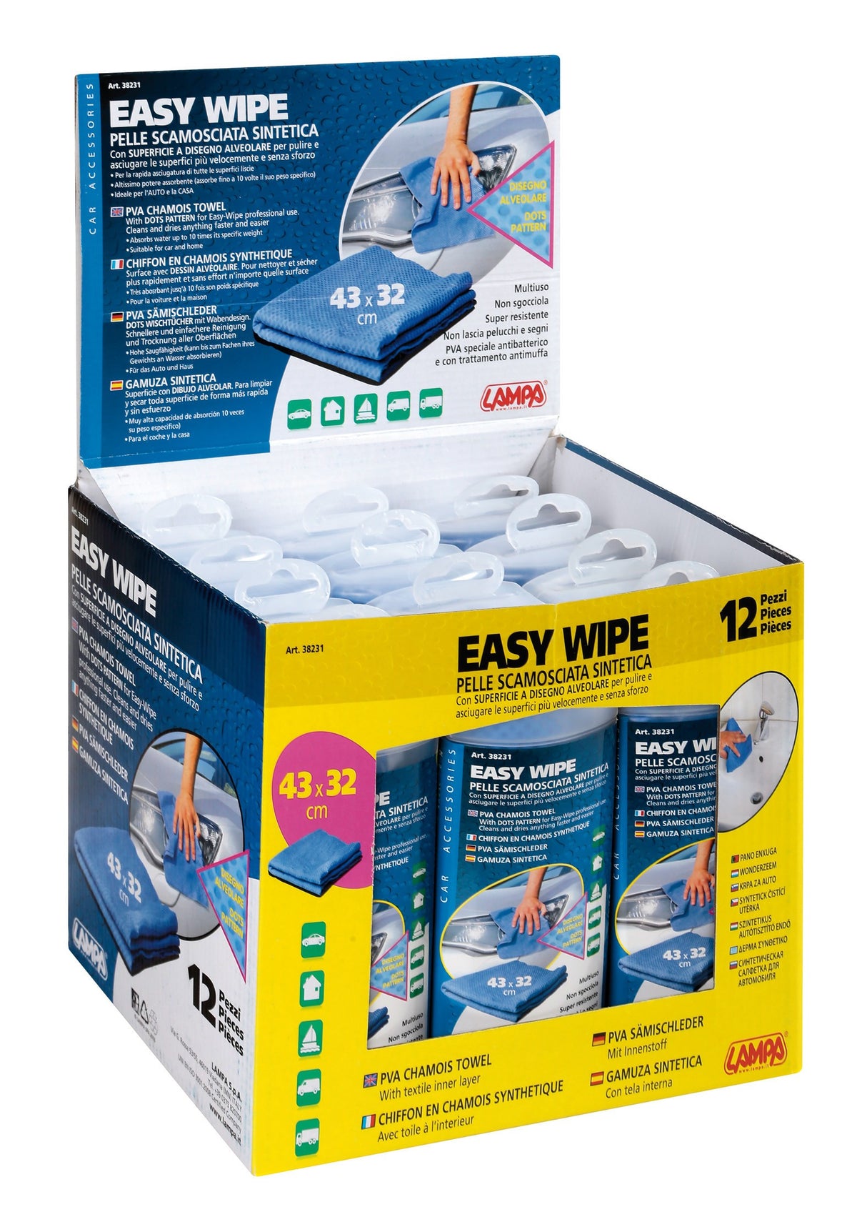 Easy Wipe, pelle scamosciata sintetica