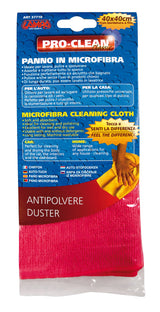 Pro-Clean - 40x40 cm - Panno antipolvere - Tessuto ritorto