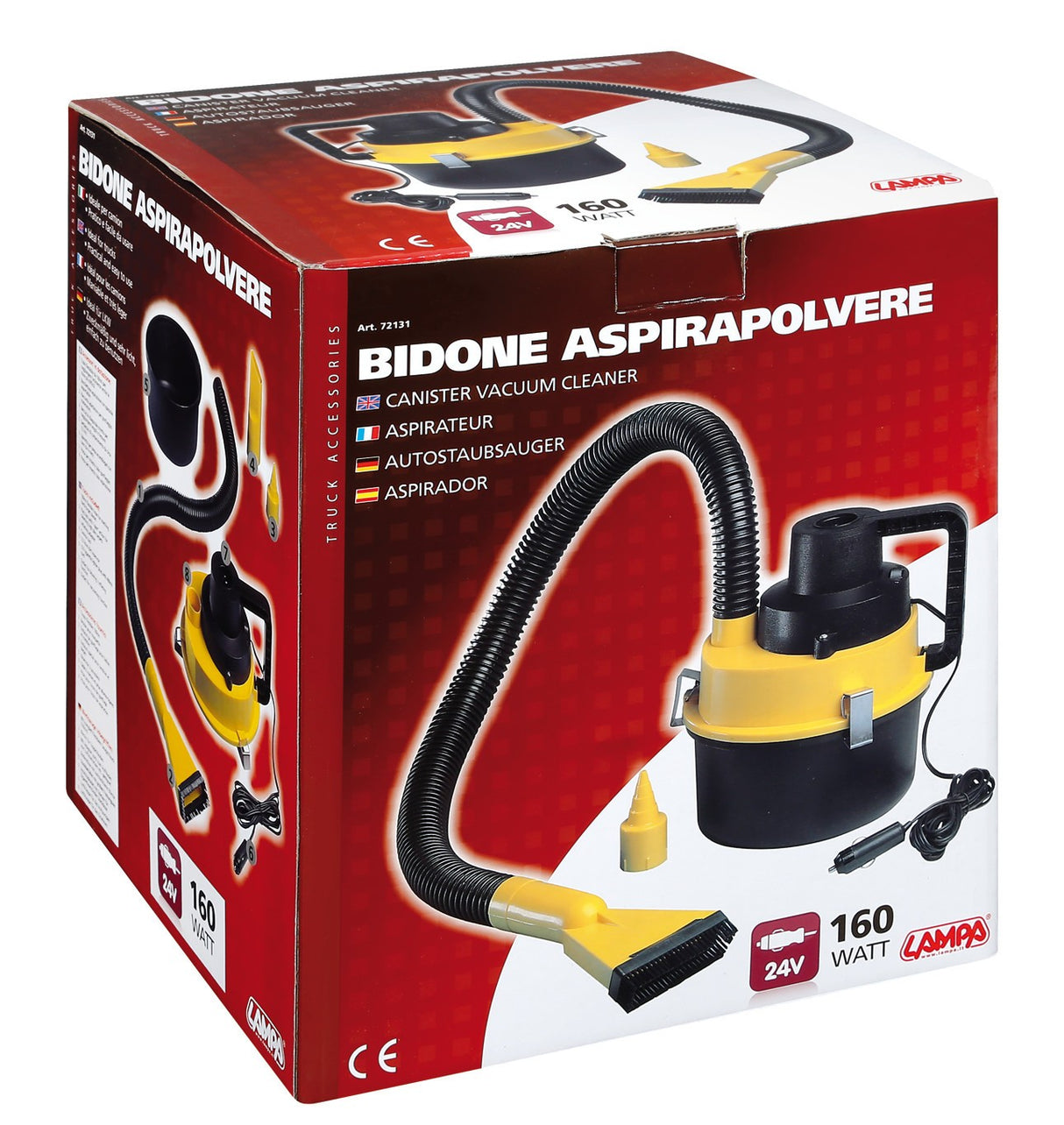 Bidone aspirapolvere 24V