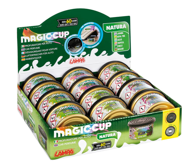 Magic Cup Natura, deodorante, display 12 pz assortiti