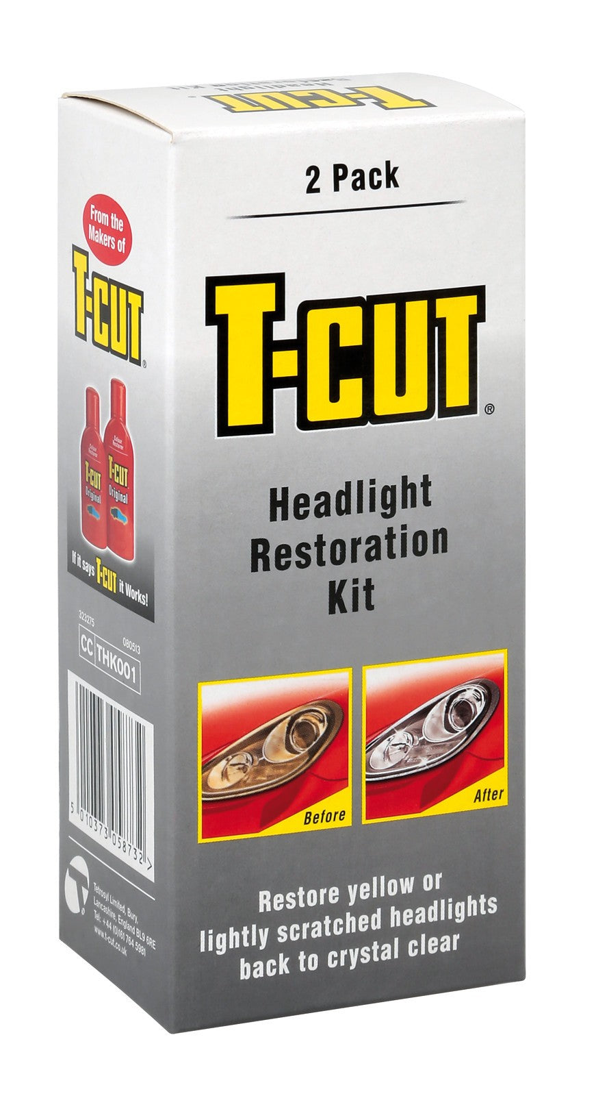 T-Cut, kit rinnova fanali - 75 g + 125 ml