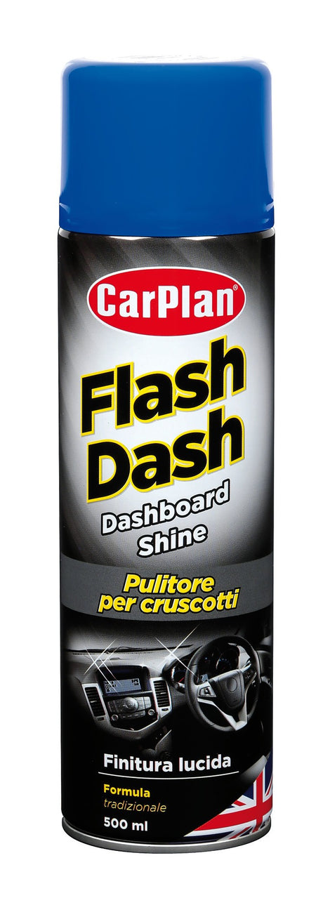 Flash Dash, pulitore per cruscotti, effetto lucido - 500 ml - Auto nuova