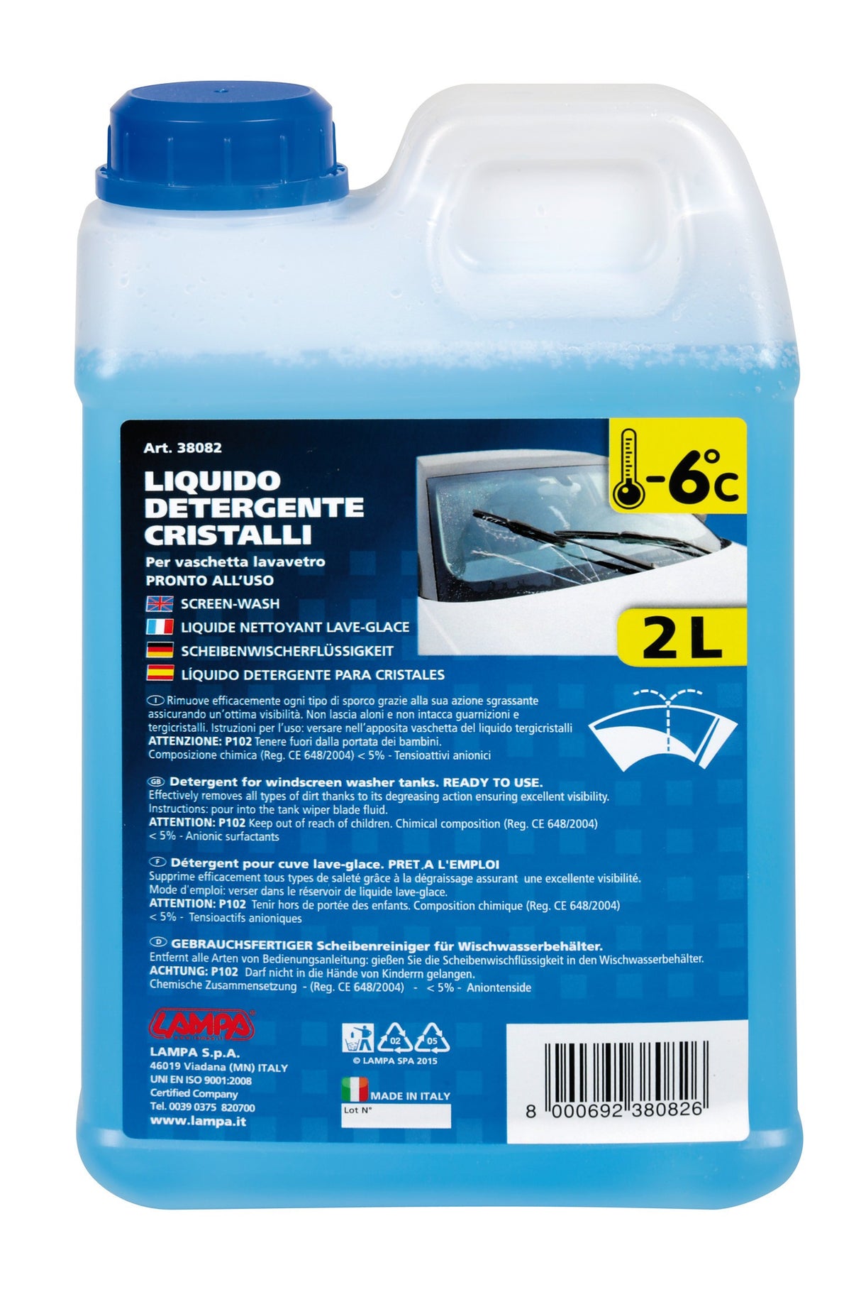 Liquido detergente cristalli (-6°C) - 2000 ml