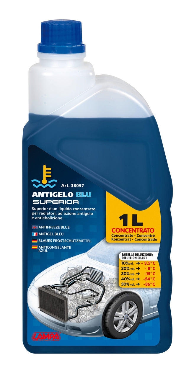 Superior-Blu, liquido antigelo concentrato - 1000 ml