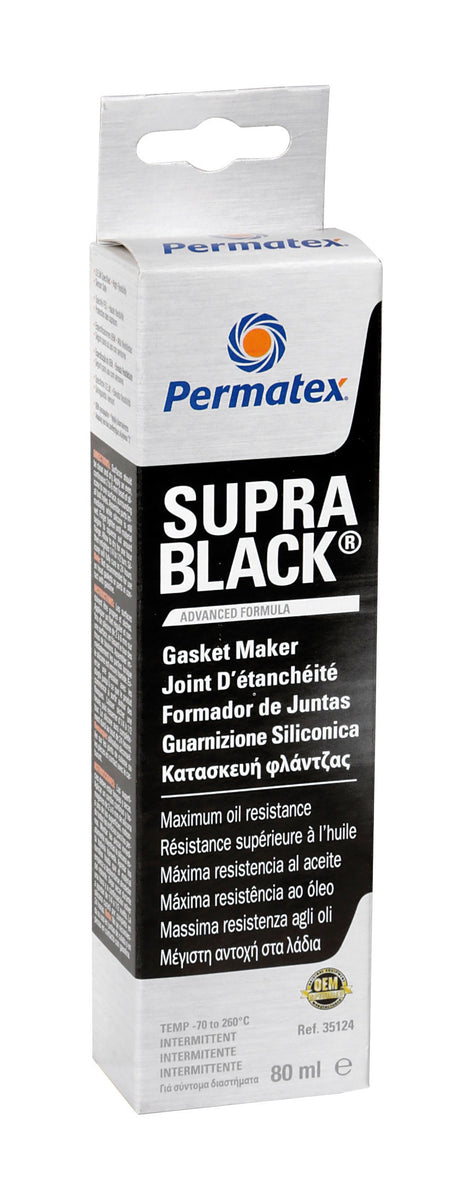 Supra Black, Guarnizione siliconica rapida - 80 ml