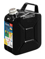 Premium, tanica carburante in metallo - 5 L - Nero